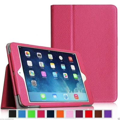 For Apple iPad 11 A16 2025 10.9 Air Pro 11 9.7 in 10.2" Leather Flip Smart Case - Image 1 of 3