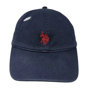 U.S. Polo Assn. Strapback Baseball Cap Blue One Size Adjustable Embroidered - Picture 1 of 9