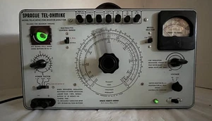 Vintage Sprague Tel-Ohmike Model TO-4 Capacitor Analyzer Made in USA - Picture 1 of 6