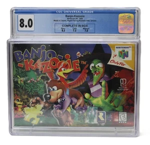 Banjo Kazooie Nintendo 64 N64 Graded CGC 8.0 - Picture 1 of 4