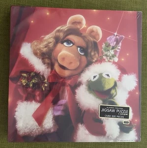 NOS Vintage 1981 Springbok 500+ MUPPETS XMAS Miss Piggy KERMIT Jigsaw Puzzle NEW - Picture 1 of 5