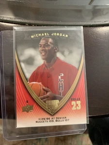 2008-09 Upper Deck Michael Jordan Legacy Michael Jordan Chicago Bulls #111 - Imagen 1 de 2