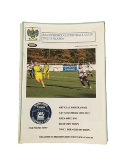 BACUP BOROUGH V RUNCORN TOWN - 11.10.2012 - Bild 1 von 1