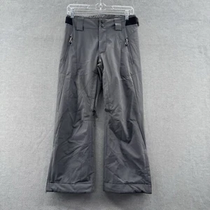 obermeyer teens size m (10-12) gray insulated winter ski pants zip pocket - Picture 1 of 8