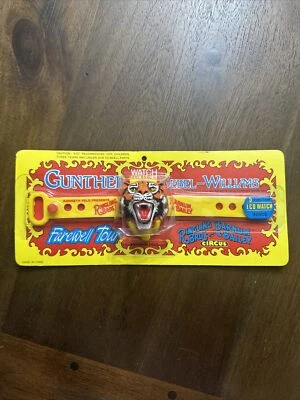 1988 Gunther Gebel Williams Barnum Bailey Ringling Circus Kenneth Feld LCD Watch - Image 1 of 4