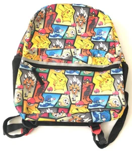Multicolor Pokemon All Over Print Pikachu And Characters Backpack - Picture 1 of 4