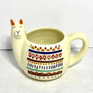 Modern Gourmet Foods lama, tazza da caffè 3D in alpaca. Dipinto a mano. - Foto 1 di 3