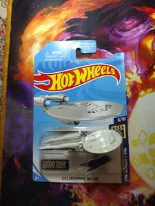 2019 Hot Wheels HW Screen Time Series Star Trek USS ENTERPRISE NCC-1701, Rare - Picture 1 of 4