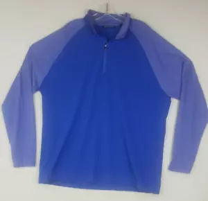 Cutter & Buck Mens Shirt SZ XL/TG Short Sleeve Blue - Picture 1 of 12