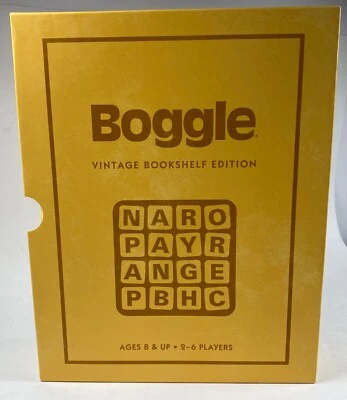 Boggle Board Game  "Vintage" Bookshelf Edition complete in box VG condition - Image 1 of 4