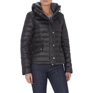 BARBOUR International Women's Quilted Jacket Removable Hood Black 6 US / 10 UK - Picture 1 of 11
