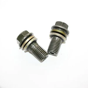 2X 8mm 20mm Hydraulic Brake Banjo Bolt 70cc 110cc 125cc PIT QUAD DIRT BIKE ATV - Picture 1 of 3