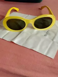 GUCCI - Damen Sonnenbrille - GG 1587 S Logo, sehr edel TRAUMHAFT in Gelb - Bild 1 von 5