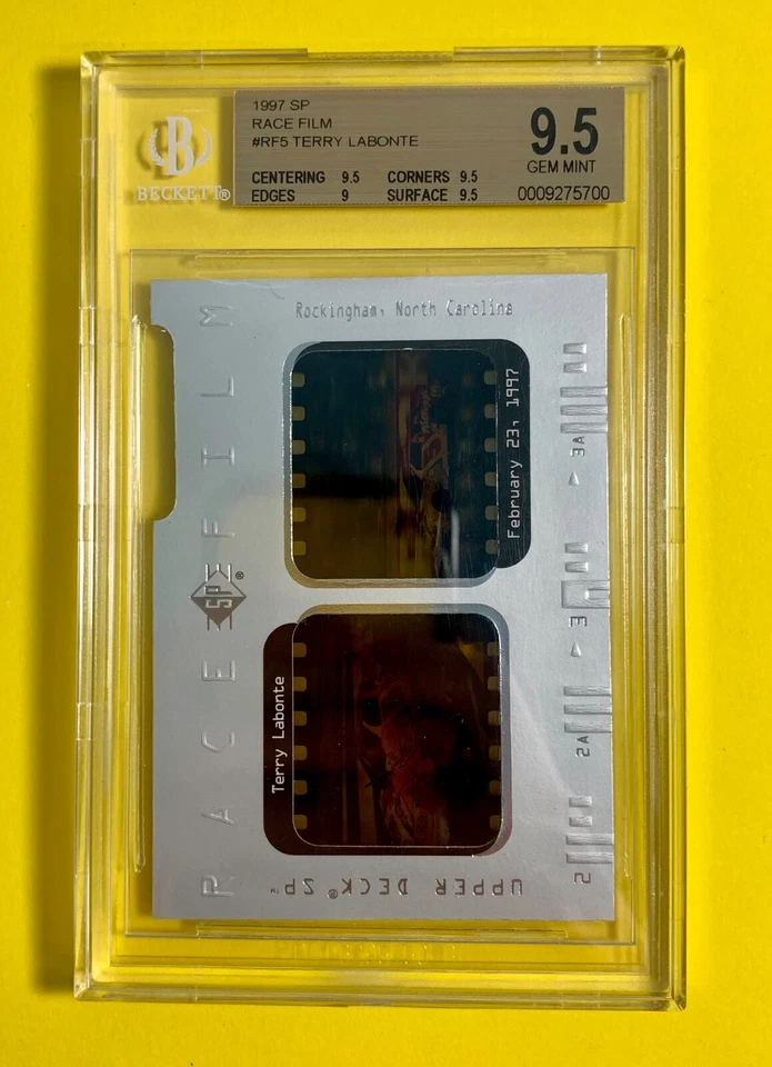 1997 UD SP Race Film #RF5 Terry Lamonte /400 ~ BGS 9.5 - Image 1 of 4