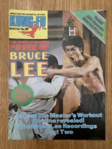 Kung Fu Monthly Bruce Lee Vintage KFM Poster Magazine No.39 UK Release - VGC - Bild 1 von 10