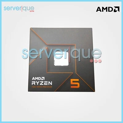 100-100000593 AMD Ryzen 5 7600x 4.7 GHz 6 Cores LGA 1718/Socket A Processor - Image 1 of 3