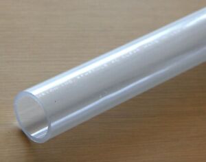 Clear transparent schedule 40 PVC pipe tube 1 1/4" 1.25"  by foot