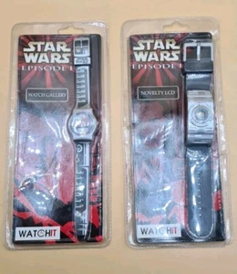 Star Wars Episode 1 OBI WAN Qui Gon Jinn Watch WATCH HIT Lot A50 - Bild 1 von 7