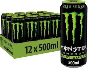 Monster Energy Original Zero Sugar 500ml Pack of 12 - Picture 1 of 1