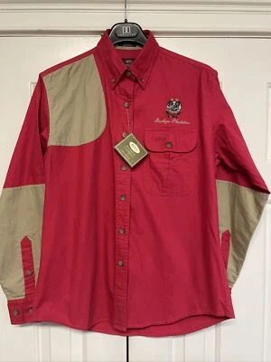 Boyt Harness Co Womens M Shooting Shirt Red L/Sleeve - NWT - Buckeye Plantation - Image 1 of 4