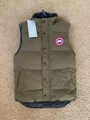 Chaleco Garson Ganso Canadá TOTALMENTE NUEVO para Hombre - Extra Pequeño - Verde Militar Foto 1 de 4