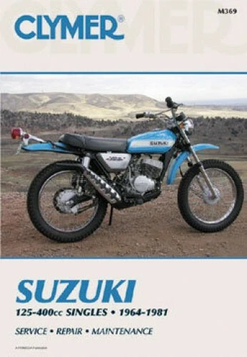 Suzuki TC TM TS RL RV 125-400cc manual de reparación de motocicleta 1964-1981: M369 Foto 1 de 1