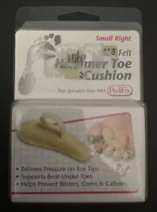 PEDIFIX Hammer Toe Cushion Crest Support Soft Felt Claw Mallet Toe Pain P54 -1- - Picture 1 of 1