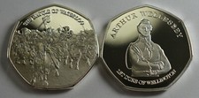 DUKE of WELLINGTON, BATTLE OF WATERLOO Collectors Album/Token/Medal .999 Silver
