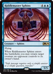 MTG RIDDLEMASTER SPHINX EXC - SFINGE MAESTRA DEGLI ARCANI - M19 - MAGIC - Picture 1 of 1