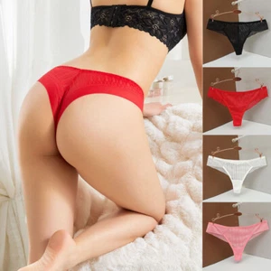 Women Sexy Lace Panties Low-waist Underwear Thong G String Lingerie Intimates - Picture 1 of 30