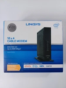 Linksys Cable Modem Model CM3016 DOCSIS 3.0 - Picture 1 of 4