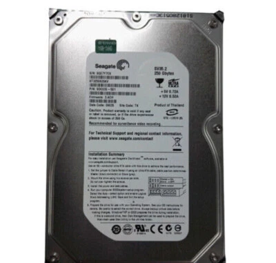 1pcs For Seagate ST3250820AV 250GB 7200RPM IDE PATA 3.5" Internal HDD Hard Drive - Image 1 of 3