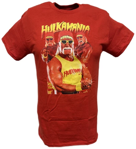 Hulk Hogan Hulking Up Mens Red T-shirt Cover