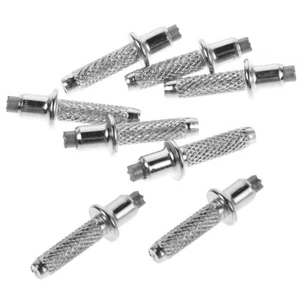 8 Pcs Trekking Pole Tips Mountaineering Stick Staff - Picture 1 of 12