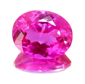 Pietra preziosa sciolta impeccabile impeccabile Mogok Rubino Rosa 12,30 Ct - Foto 1 di 5