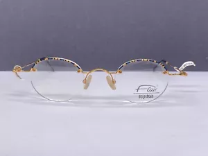Flair Brille Damen Rund Gold kleine Gläser Randlos 551 Germany - Bild 1 von 12