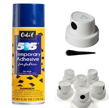 5 Spray Caps for Odif USA 505 Spray and Fix Temporary Fabric Adhesive 12.4oz