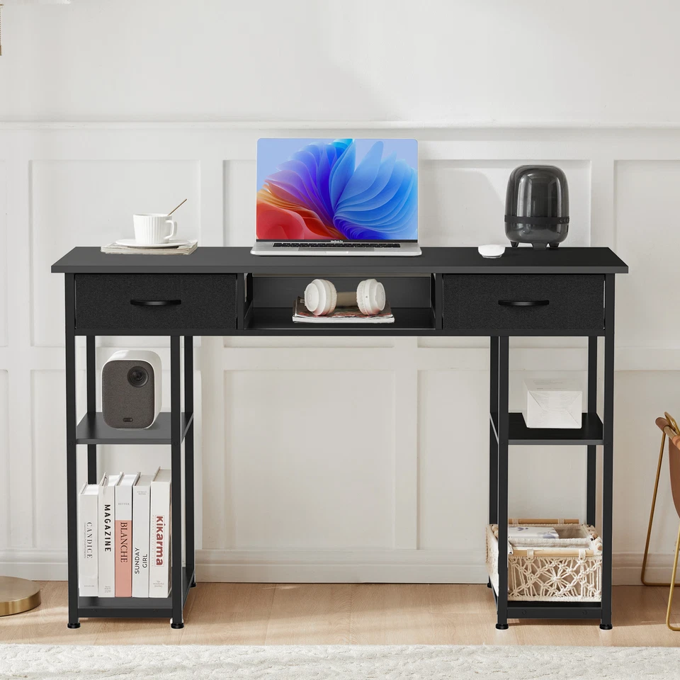 32"/48" Office Computer Desk with 2/3 Fabric Drawers, Multi-function Dresser - Image 1 of 4