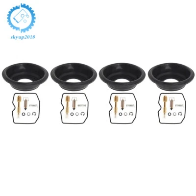 Kit de reparación de 4 diafragmas de carburador para KAWASAKI Ninja 750R 1987-89 1990 EE. UU. Foto 1 de 4