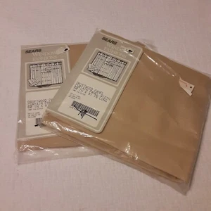 Vintage Sears Pannelli in legno alla deriva 60x81 Cammello Versatile - Foto 1 di 5