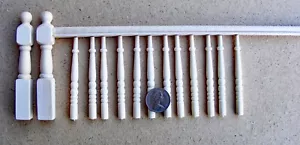 Dolls House Banister Spindles Newel Post & Handrail Set DIY 1:12 Scale N Tumdee - Picture 1 of 4