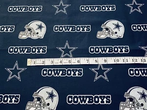 100% Cotton NFL DALLAS COWBOYS FABRIC, 1/4 YARD , READY TO SHIP! - Picture 1 of 1