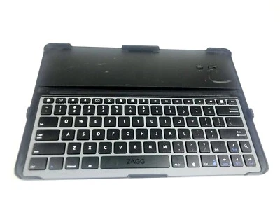 Zagg Ultrathin Bluetooth Keyboard Folio iPad Black/Silver With Minimal Scratches - Image 1 of 4