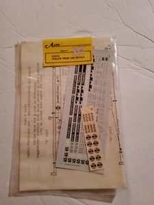 A Line Products 26701 HO Scale Thrall Car Decals -- Trailer-Train (yellow car) - Picture 1 of 1