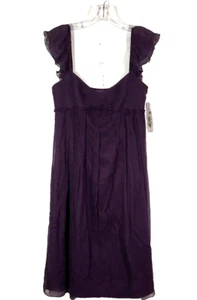 NEU Antonio Melani Damen feminin Mystique Khale lila Traube Kleid Größe 4 Neu mit Etikett - Bild 1 von 5