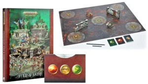 Warhammer Age Of Sigmar Spearhead Fire & Jade, Cards, Skaventide Terrain & Board - Picture 1 of 4
