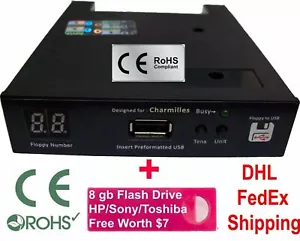 Floppy Drive to USB Converter for Charmilles Robofil 190 + 16gb (1.44 mb) - Picture 1 of 3