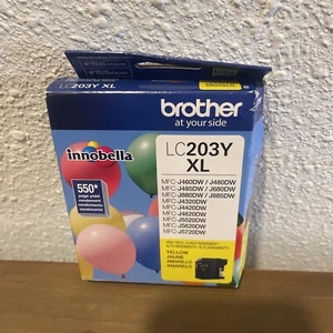 Brother LC 203 Żółty wkład atramentowy Wysoka wydajność 01/2024 - Zdjęcie 1 z 3