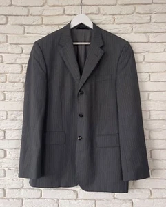 HUGO BOSS Men's Wool Striped Blazer Jacket Size US 40R UK 50 - Picture 1 of 5