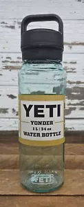 Botella Seafoam YETI® 1L con tapa de Chug - Totalmente Nueva - Imagen 1 de 1